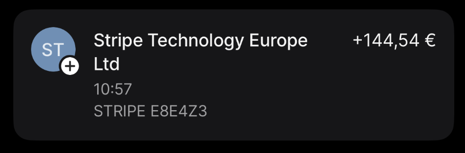 Stripe Notification 28